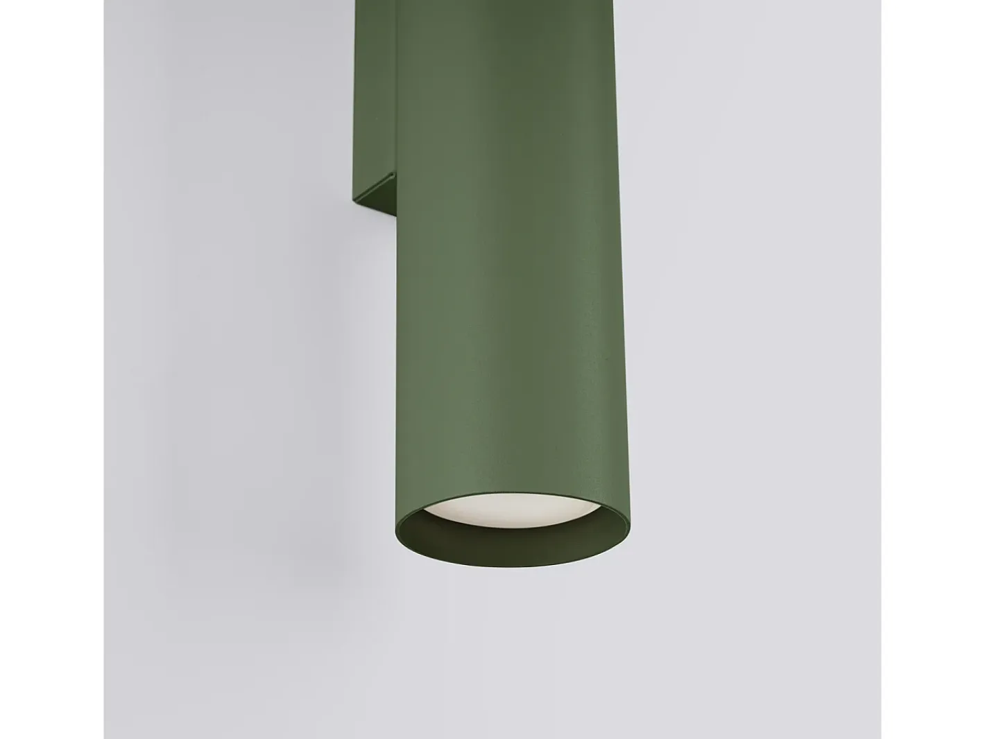 Sollux Lighting Lámpara de pared Toris desván de acero - 2 fuentes luminosas 4000K - L.6 x A.30 cm - oliva Verde Clearance