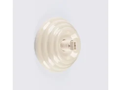 Sollux Lighting Lámpara de pared Zori minimalista de cerámica/vidrio vidriado - 1 fuentes luminosas - L.12 x A.12 cm - Beige Clearance