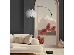 Lámpara De Pie-Lámpara de pie Arc Plur Cm 100X150-180 Negro