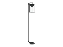Helloshop26 Lámpara de pie de exterior 100 cm acero inoxidable negro 02_0042504 Gris Hot