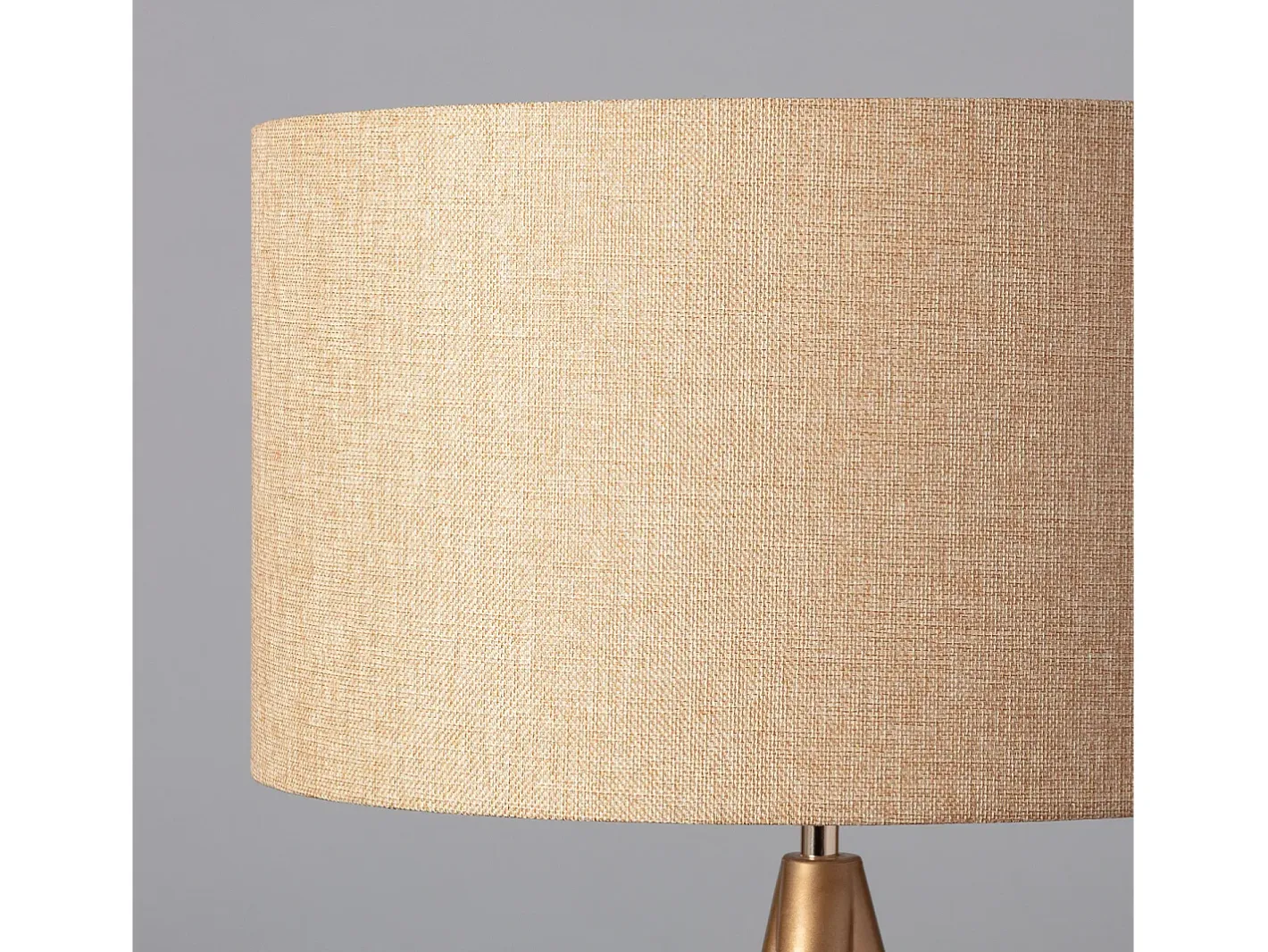 Clearance Ledkia Lámpara de Pie de Madera y Tela Wolby Beige Multicolor