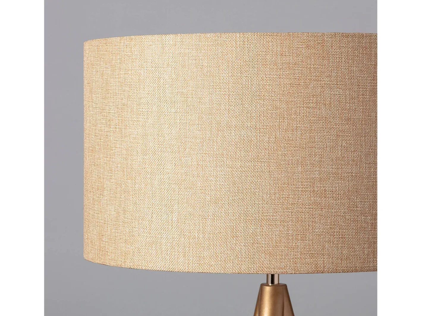 Clearance Ledkia Lámpara de Pie de Madera y Tela Wolby Beige Multicolor