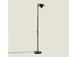 Ledkia Lámpara de Pie de Metal Ulux Negro Multicolor Sale