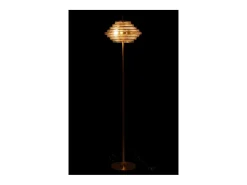 J-Line Lámpara de pie de vidrio 154x36x36 cm Dorado