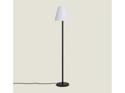 Discount Ledkia Lámpara de Pie Exterior de Aluminio Maipo Negro Multicolor