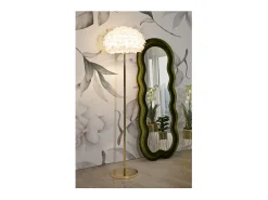 Discount Lámpara de pie Feathers Slim blanca Ø43x170 cm Blanco
