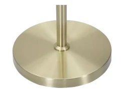 Lámpara de Pie Glamy 3 Luces Metal Dorado Ø 36x190 cm Blanco Discount
