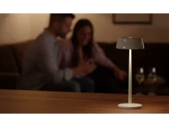 Lámpara De Pie-Lámpara de pie inteligente Zafferano SISTER LIGHT Picchetto Wi-Fi dorada recargable y regulable Dorado