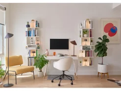 Lámpara de pie LED recargable Zafferano Pina XXL - 6 W, IP65, regulador táctil, cabezal magnético, diseño moderno para interior y exterior - Blanco Sale