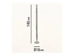 Lámpara de pie LED Stick blanca 6760 B LC PERENZ Blanco Outlet