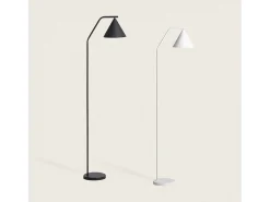 Ledkia Lámpara de Pie LED 8W Metal Elise Negro Outlet