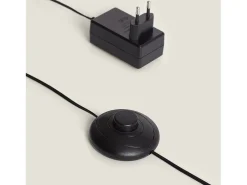 Ledkia Lámpara De Pie-Lámpara de Pie LED 27W Metal Meghri Negro