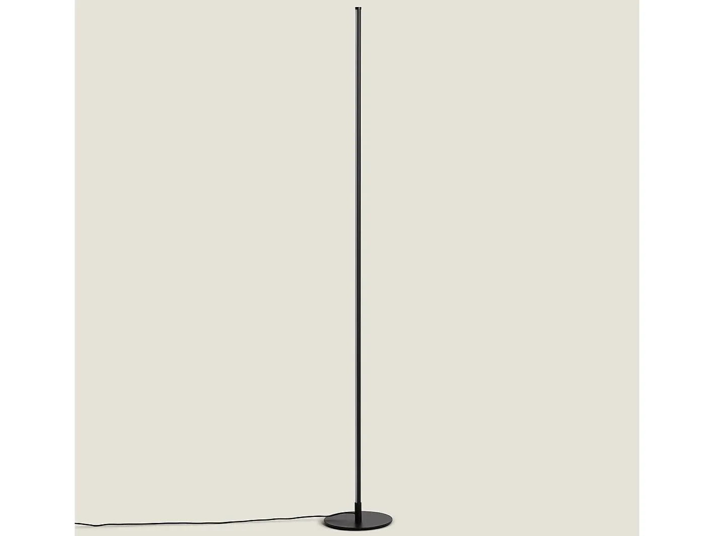 Ledkia Lámpara De Pie-Lámpara de Pie LED 27W Metal Meghri Negro