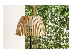 Best ebuy24 Lámpara de pie Mabis LED para exterior 40x150x40cm marrón. Beige