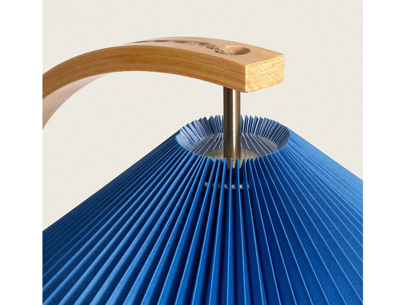 Ledkia Lámpara de Pie Madera Luanda Azul Oscuro Transparente Online