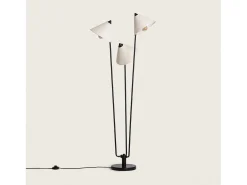 Ledkia Lámpara de Pie Metal Bells Blanco Multicolor Outlet
