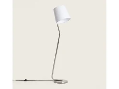 Clearance Ledkia Lámpara de Pie Metal Eikho Blanco