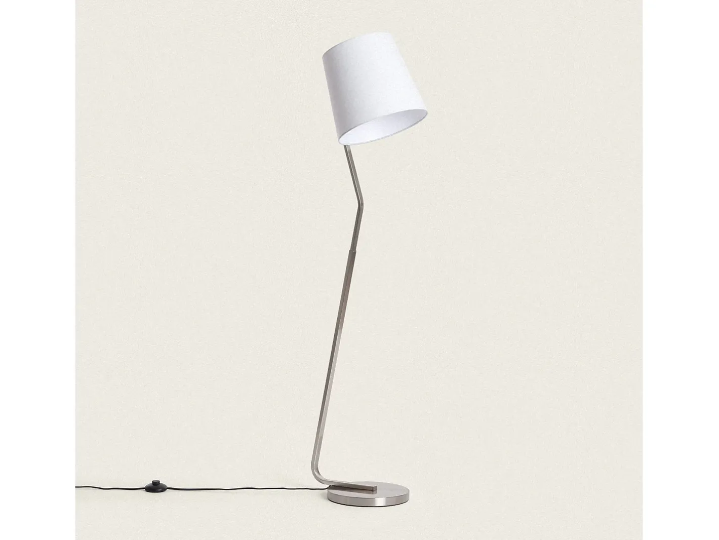 Clearance Ledkia Lámpara de Pie Metal Eikho Blanco