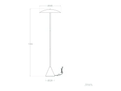 Ledkia Lámpara de Pie Metal Irmah Marrón Marru00f3n Sale