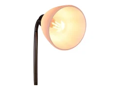 Clearance Lámpara de pie Milano Bel Air 40W con brazo orientable cobre 178 cm Marru00f3n