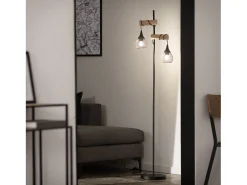 Ledkia Lámpara de Pie Monah Negro Multicolor
