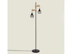 Ledkia Lámpara de Pie Monah Negro Multicolor