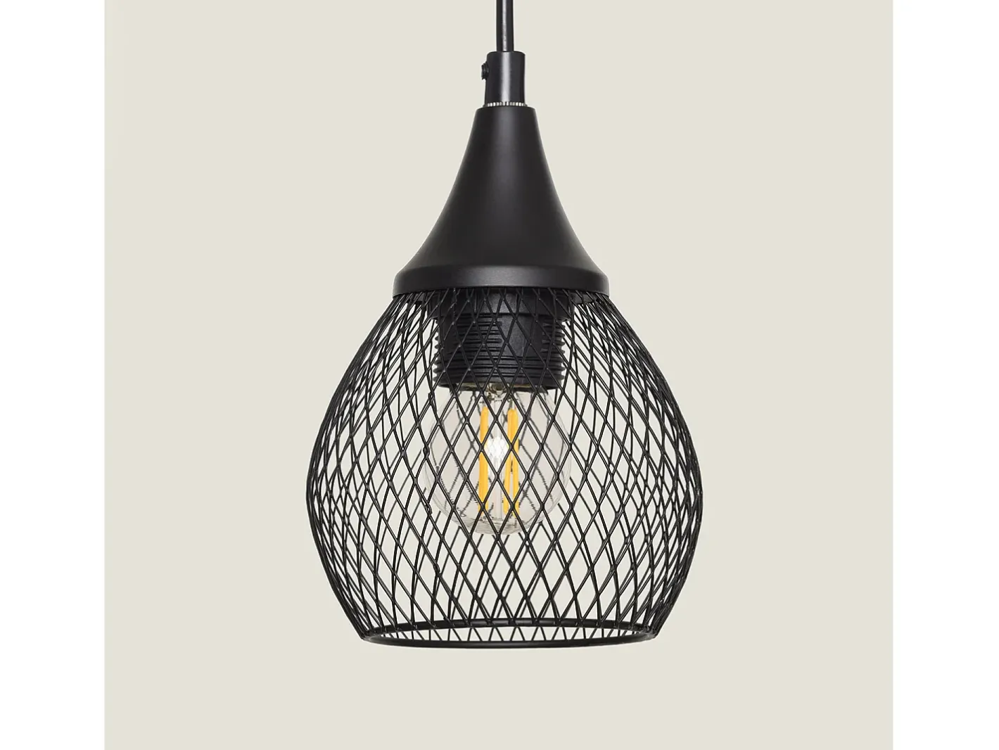 Ledkia Lámpara de Pie Monah Negro Multicolor