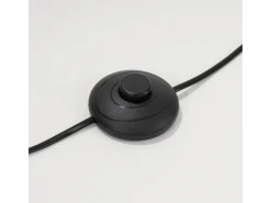 Hot Sollux Lighting Lámpara de pie Mula moderno de fieltro/acero - 1 fuentes luminosas - L.45 x A.134 cm - /negro Amarillo