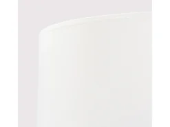 Sollux Lighting Lámpara de pie Natt moderno de tela/PVC/madera - 1 fuentes luminosas - L.77 x A.140 cm - madera blanca/natural Blanco Clearance