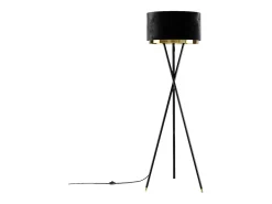 Vicco Lámpara De Pie-Lámpara de pie 50x50x154 goldamo Negro