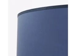 Sollux Lighting Lámpara De Pie-Lámpara de pie Nevia minimalista de tela/PVC/acero - 1 fuentes luminosas - L.40 x A.135 cm - marino/negro Azul