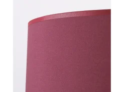 Sollux Lighting Lámpara De Pie-Lámpara de pie Nevia minimalista de tela/PVC/acero - 1 fuentes luminosas - L.40 x A.135 cm - burdeos/negro Rojo