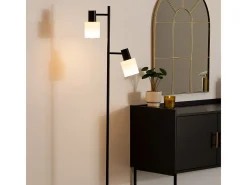 Atmosphera Lámpara De Pie-Lámpara de pie recta moderna Negro
