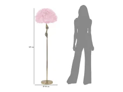 Lámpara de pie Slim Cm Ø50X165 Rosa