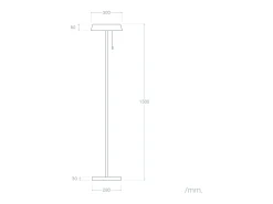 Clearance Ledkia Lámpara de Pie Solar Exterior LED 2.6W Aldana Terracota