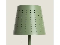 Ledkia Lámpara de Pie Solar Exterior LED 3W Banate Celadón Verde Clearance