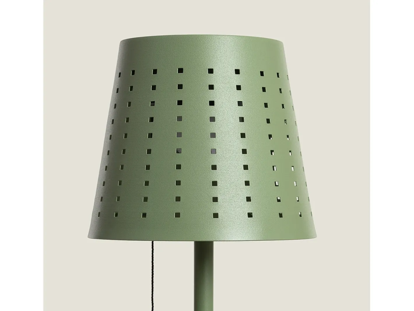 Ledkia Lámpara de Pie Solar Exterior LED 3W Banate Celadón Verde Clearance