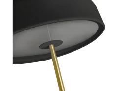 Online Lámpara de PIE TAICHI estilo moderno - Alt.135 cm - 2x E27 40W - cable 2 metros - on&off - acero - negro y oro - IP20 Amarillo