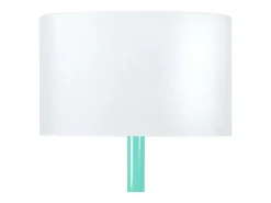 New TOSEL Lámpara de Pie ,madera,natural,A 155x D40xP40 cm Azul turquesa / Color natural claro / Blanco
