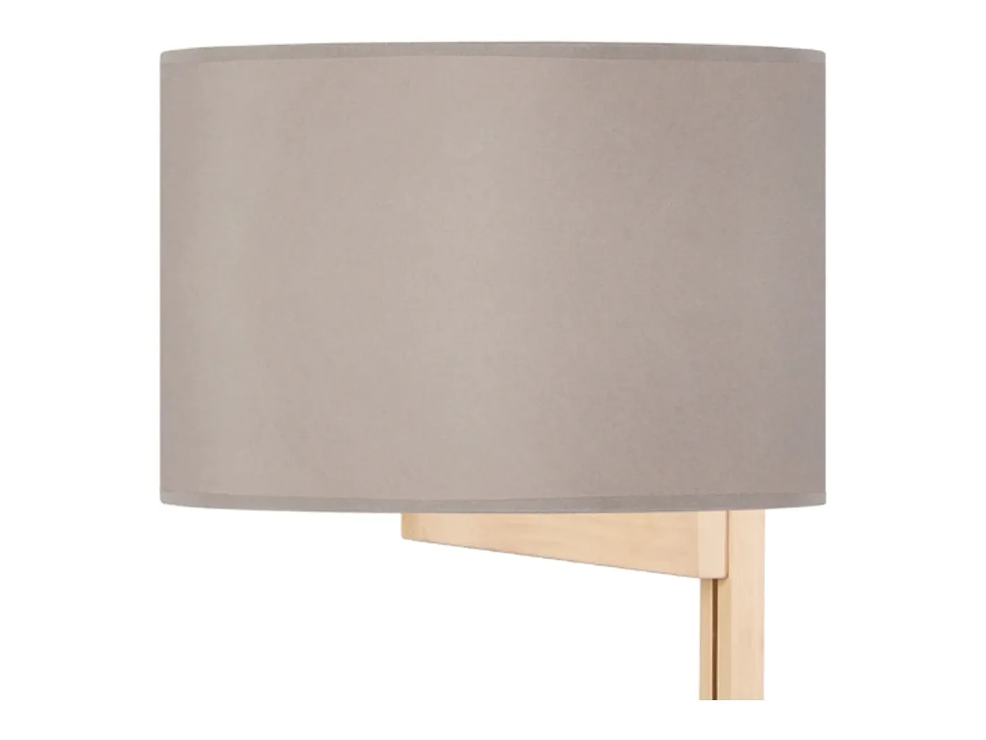 TOSEL Lámpara De Pie-Lámpara de Pie ,madera,natural,A168xD 45xP45cm Color natural claro