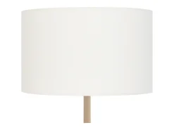 TOSEL Lámpara De Pie-Lámpara de Pie ,madera,natural, A 142xD30x P 30cm Blanco