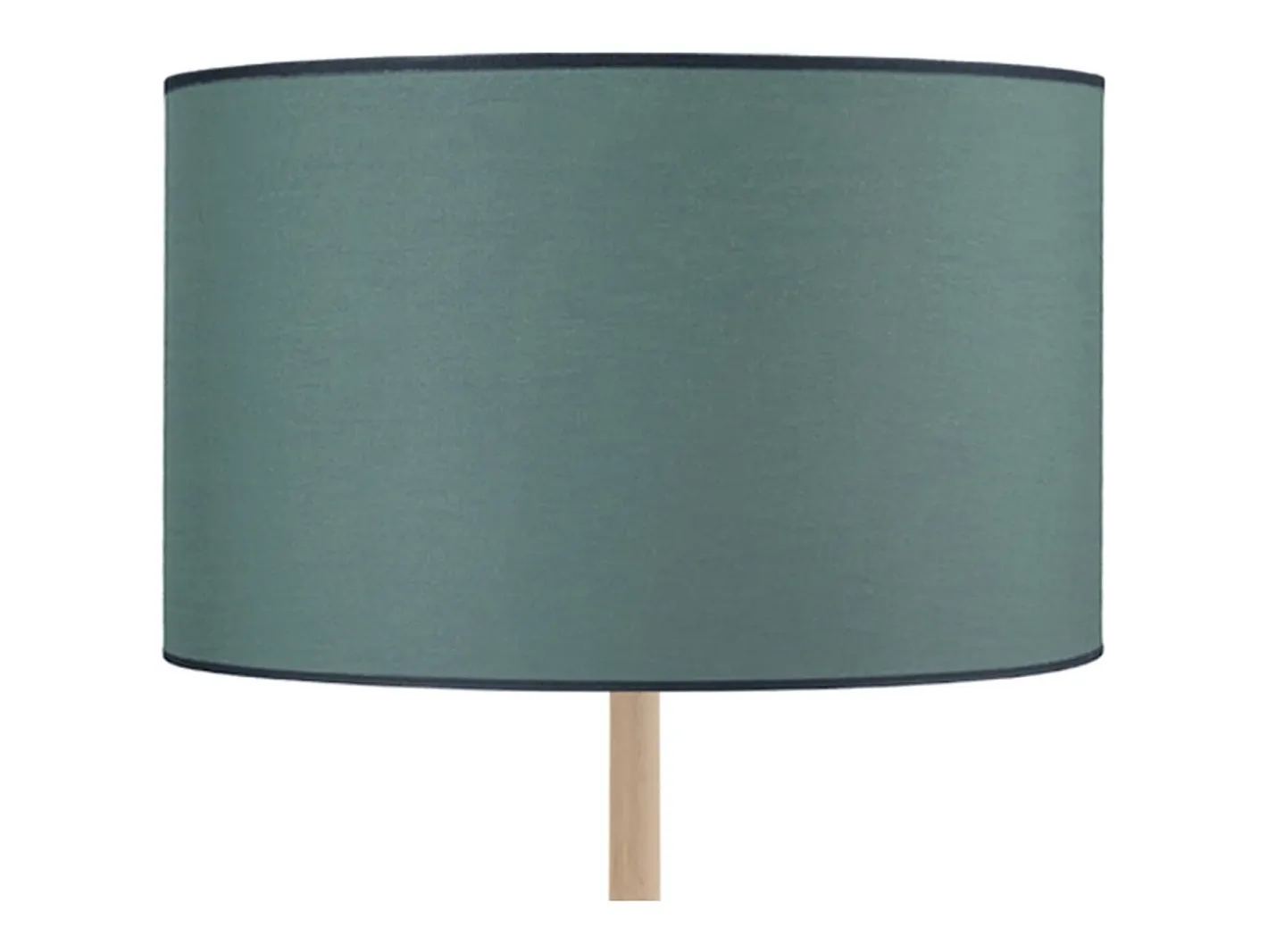 TOSEL Lámpara de Pie ,madera,natural, A 142xD30xP30cm Verde