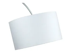 TOSEL Lámpara de Pie ,metal,Aluminio ,A 190x D100xP30cm Blanco