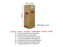 TOSEL Lámpara De Pie-Lámpara de Pie ,metal,,A145xD30xP30cm Amarillo