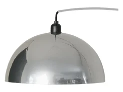 TOSEL Lámpara De Pie-Lámpara de Pie ,metal,Negro ,A 190x D150xP40cm Negro / Plateado