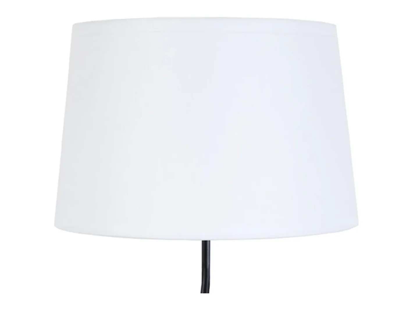 TOSEL Lámpara De Pie-Lámpara de Pie ,metal,Negro ,A 162x D50xP50cm Blanco