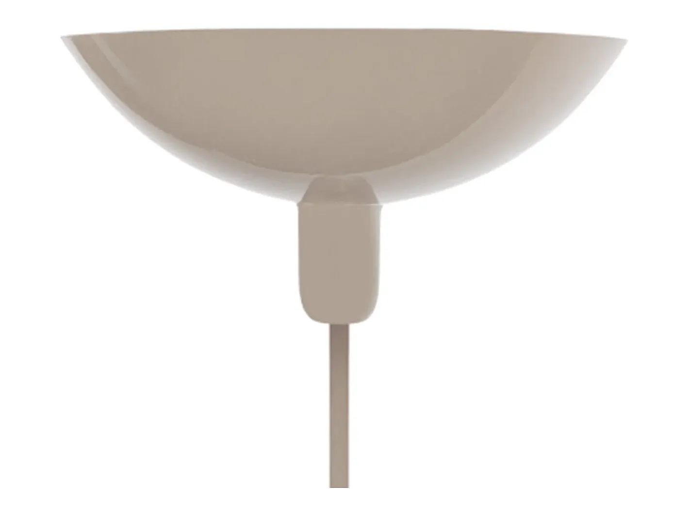 TOSEL Lámpara de Pie ,metal, ,A160xD25xP25cm Gris Hot