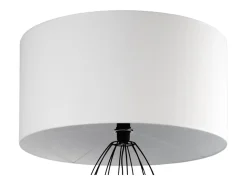 Clearance TOSEL Lámpara de Pie ,metal, ,A168xD 45x P 45cm Negro