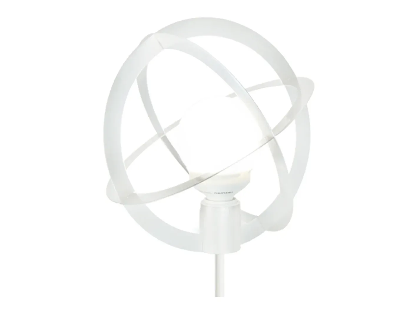 TOSEL Lámpara De Pie-Lámpara de Pie ,metal, ,A165xD 28x P 28cm Blanco