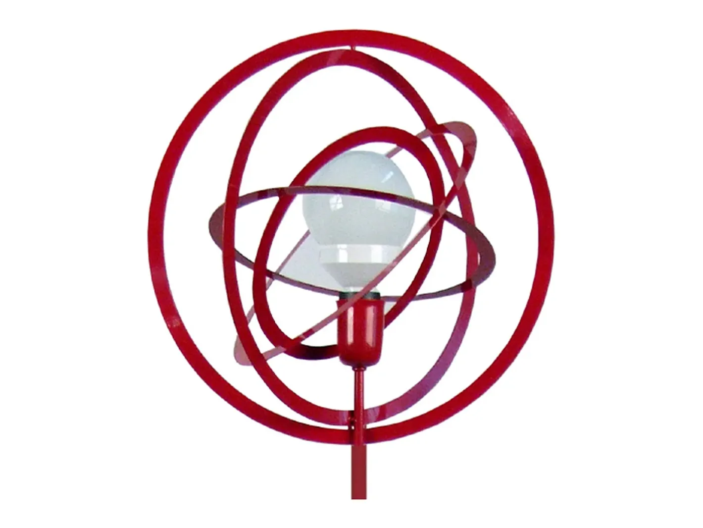 TOSEL Lámpara de Pie ,metal,,A 170x D40xP40cm Rojo Clearance